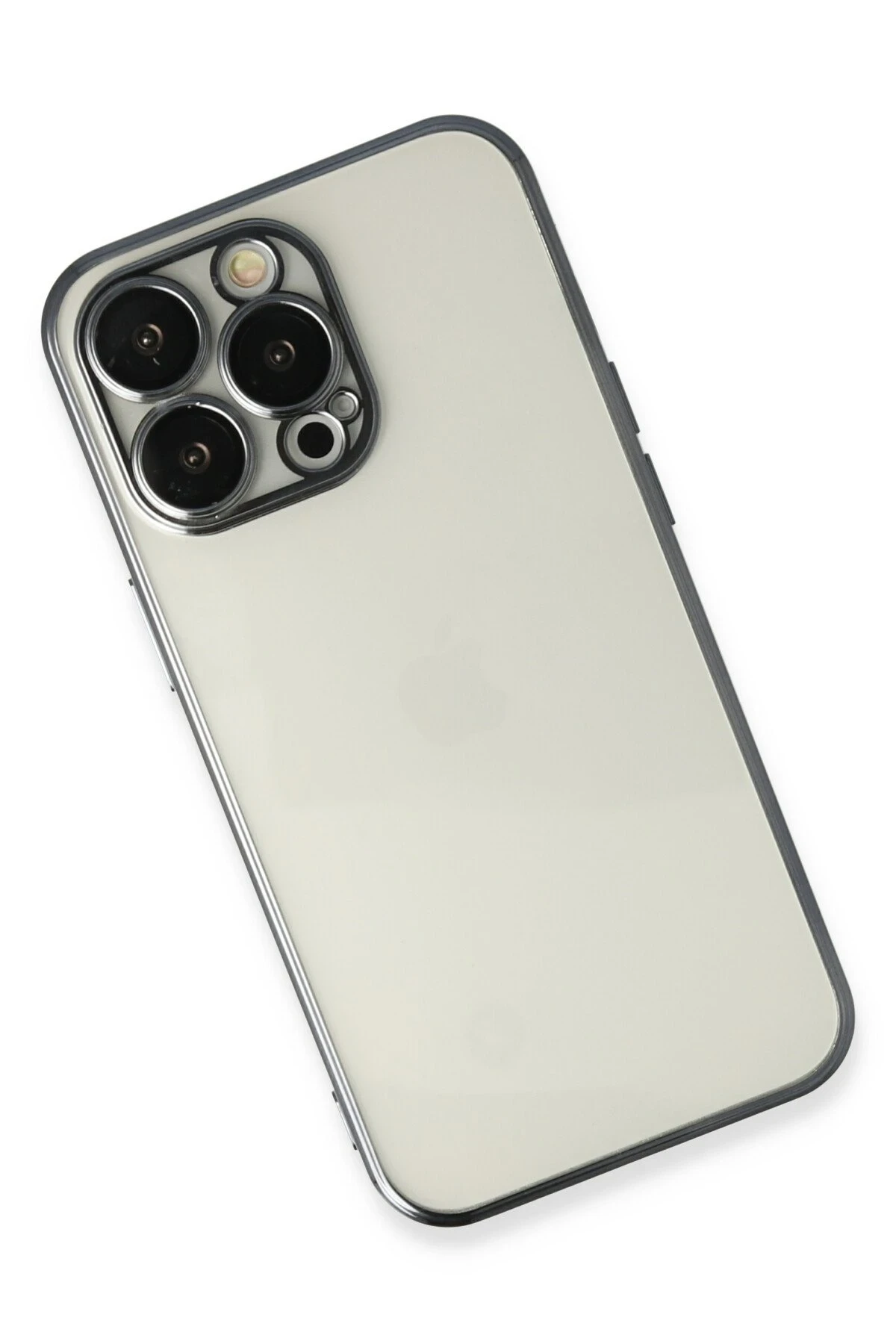 Newface iPhone 14 Pro Kılıf Razer Lensli Silikon - Siyah - Görsel 3