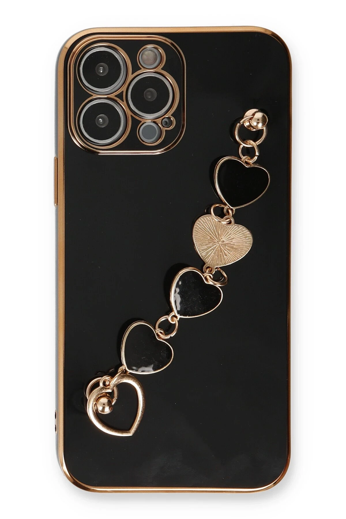 Newface iPhone 14 Pro Max Kılıf Esila Silikon - Siyah - Görsel 3