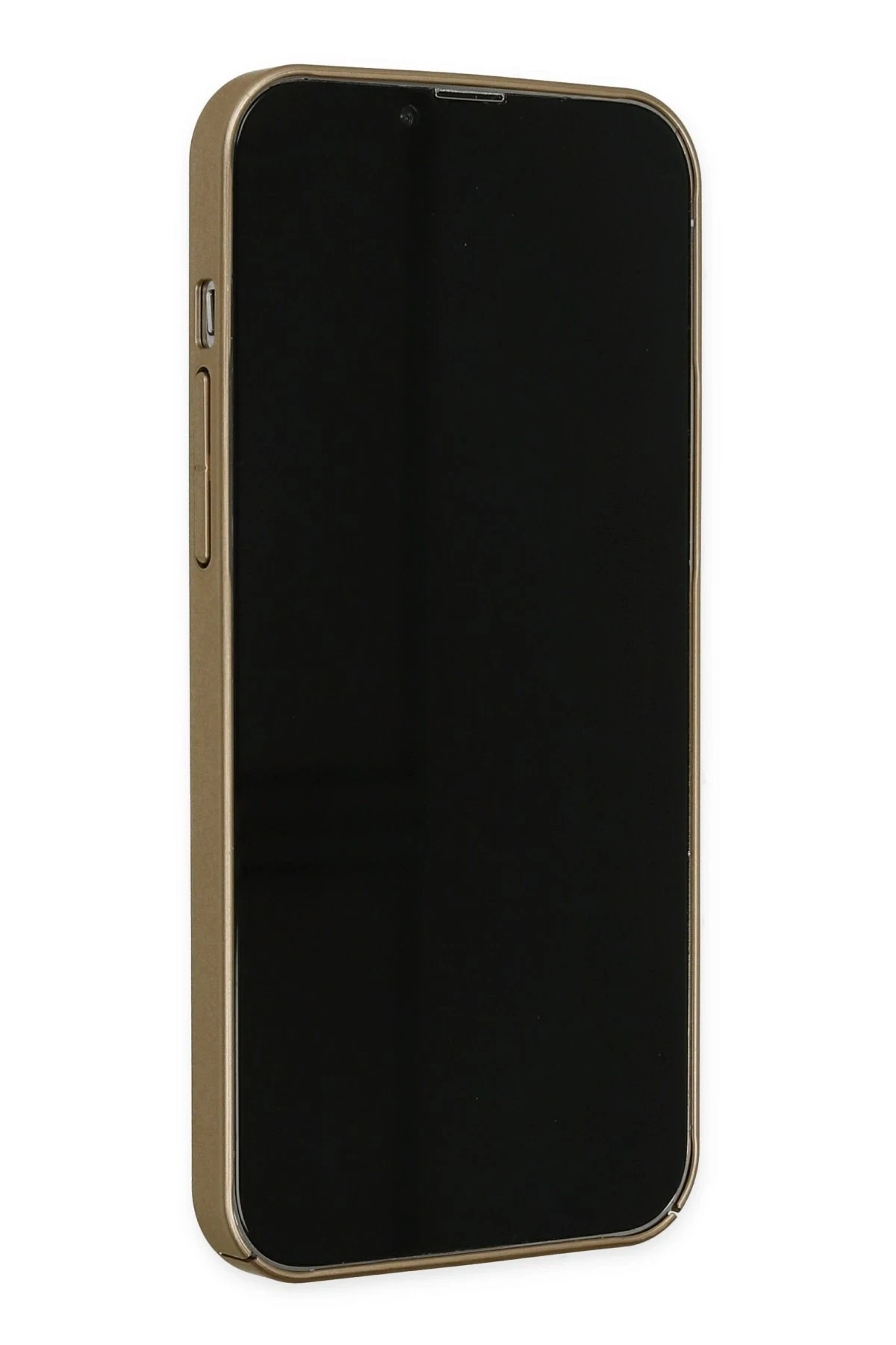 Newface iPhone 14 Pro Max Kılıf Jack Magneticsafe Lens Silikon - Gold - Görsel 4