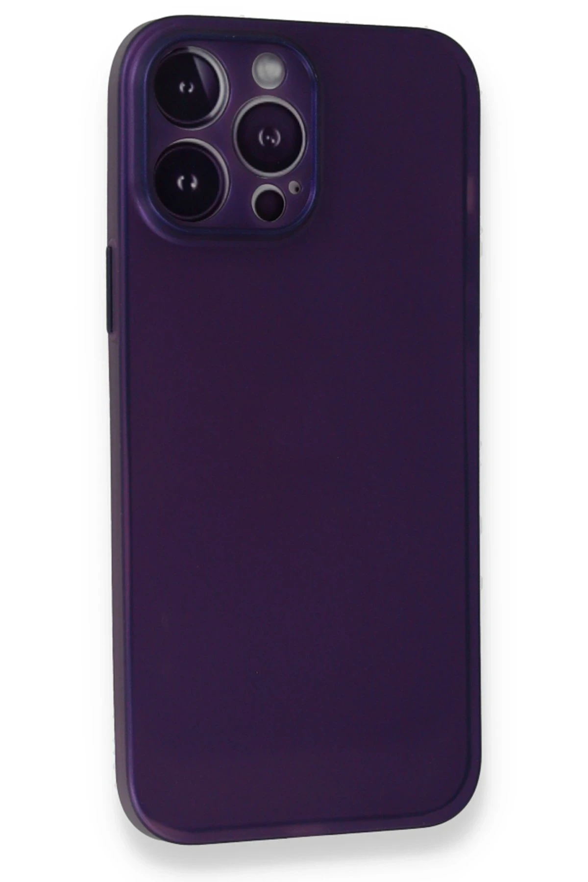 Newface iPhone 14 Pro Max Kılıf PP Ultra İnce Kapak - Mor - Görsel 3