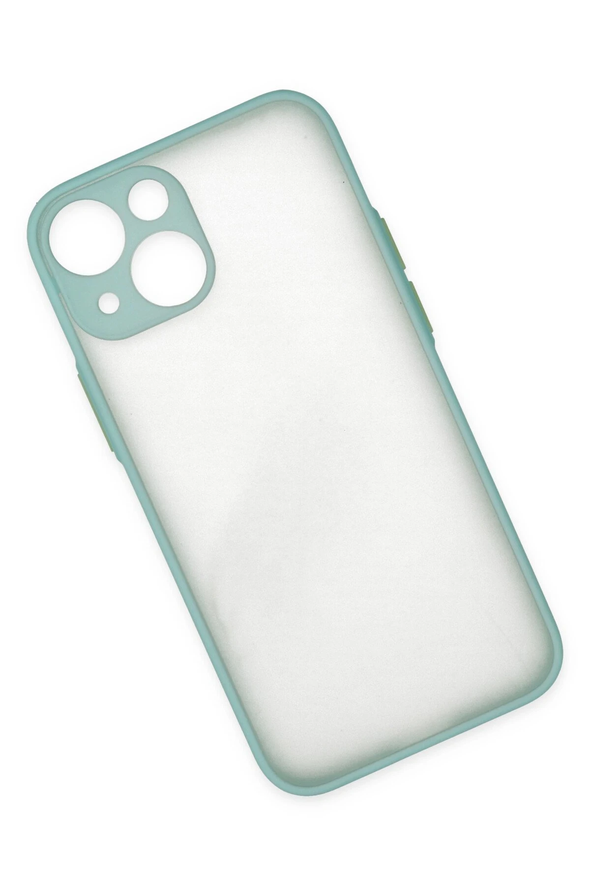 Newface iPhone 15 Plus Kılıf Montreal Silikon Kapak - Açık Yeşil - Görsel 3