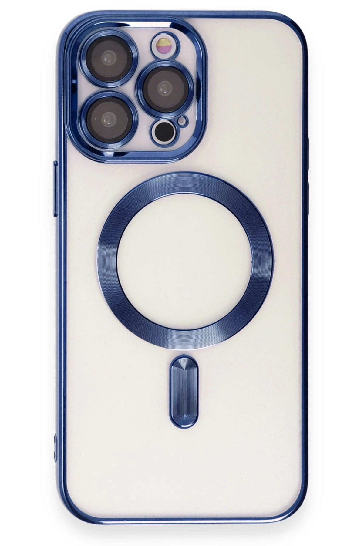 Newface iPhone 15 Pro Max Kılıf Kross Magneticsafe Kapak - Lacivert - Görsel 3