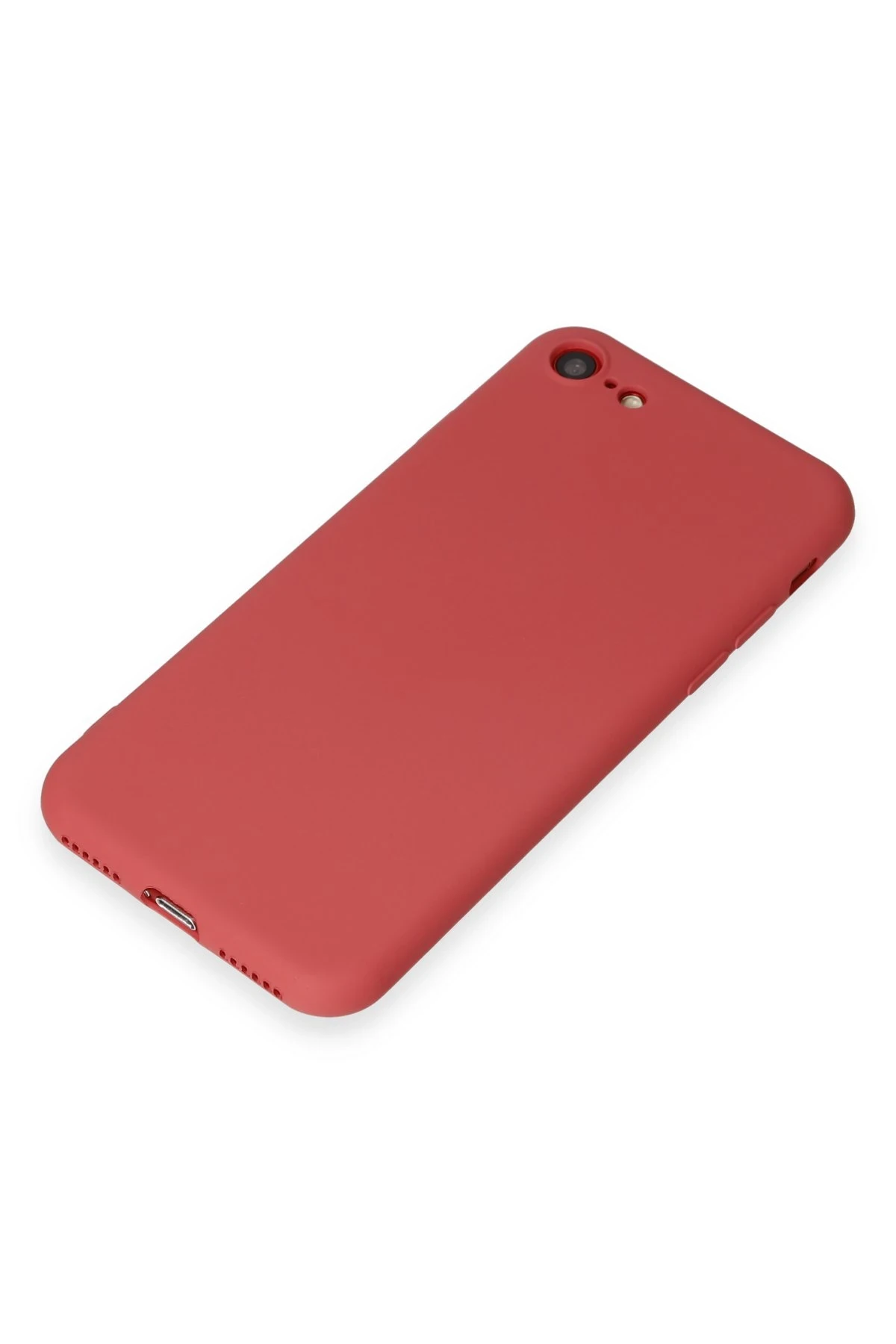 Newface iPhone 7 Kılıf First Silikon - Kiremit - Görsel 4