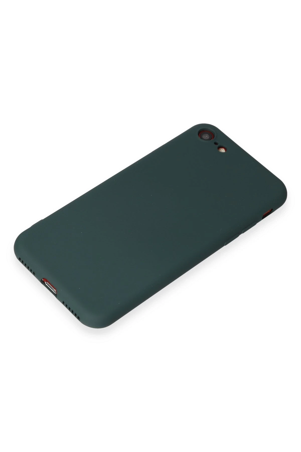 Newface iPhone 7 Kılıf First Silikon - Koyu Yeşil - Görsel 4
