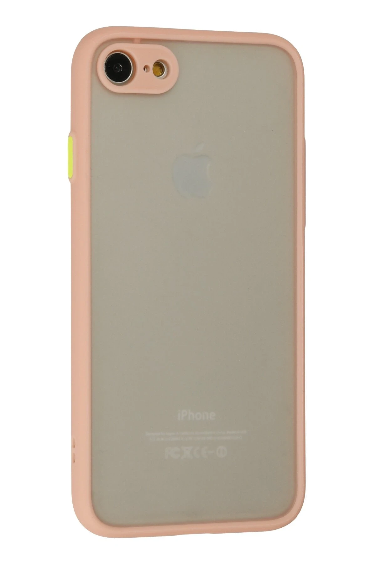 Newface iPhone 7 Kılıf Montreal Silikon Kapak - Pembe - Görsel 3