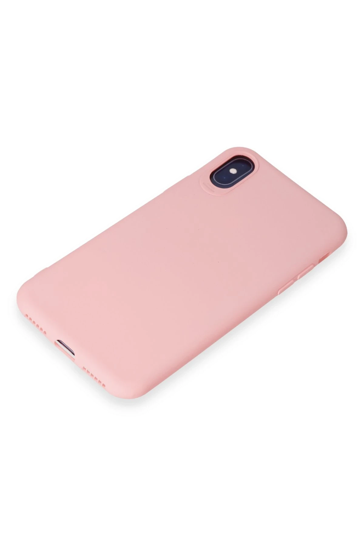 Newface iPhone X Kılıf First Silikon - Pudra - Görsel 4