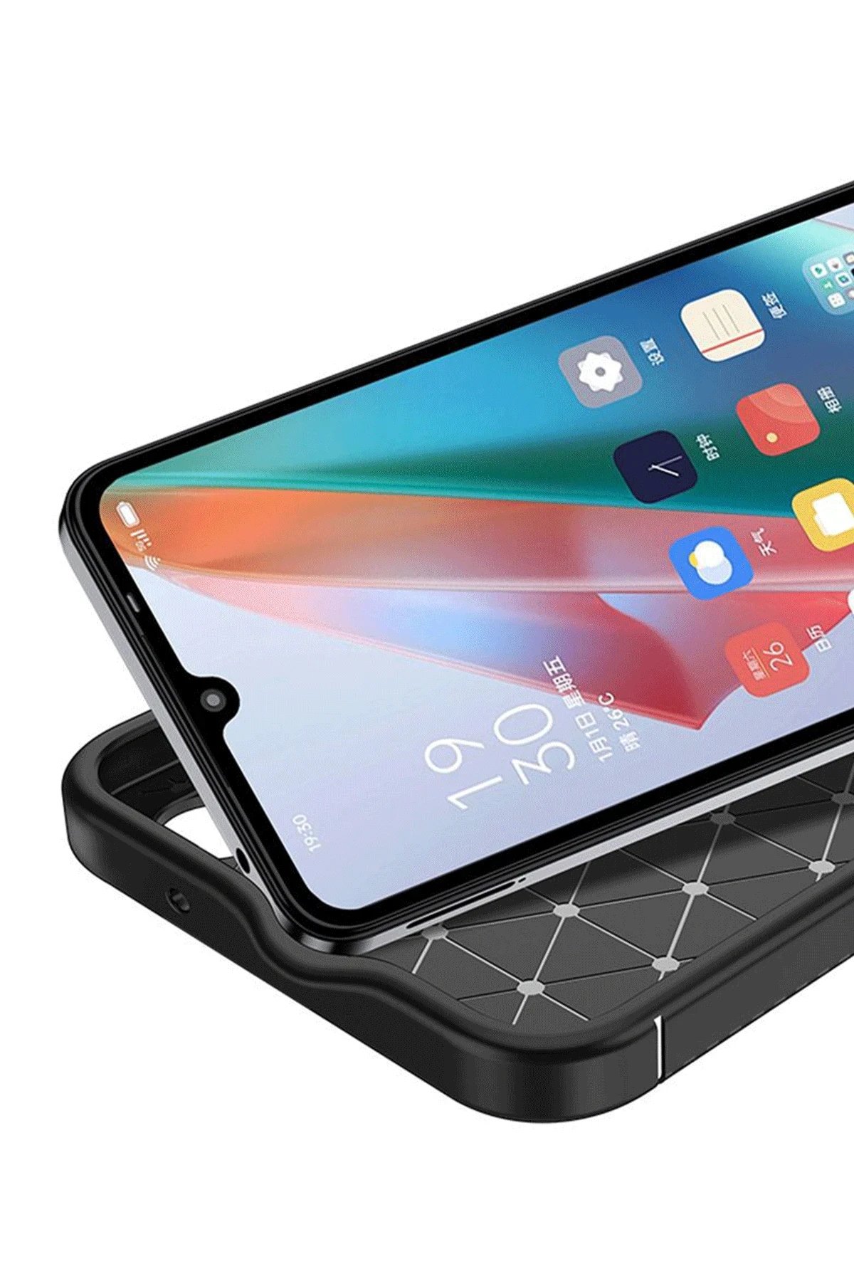 Newface İnfinix Hot 50 Pro Plus 4G Auto Focus Karbon Kapak - Siyah - Görsel 3
